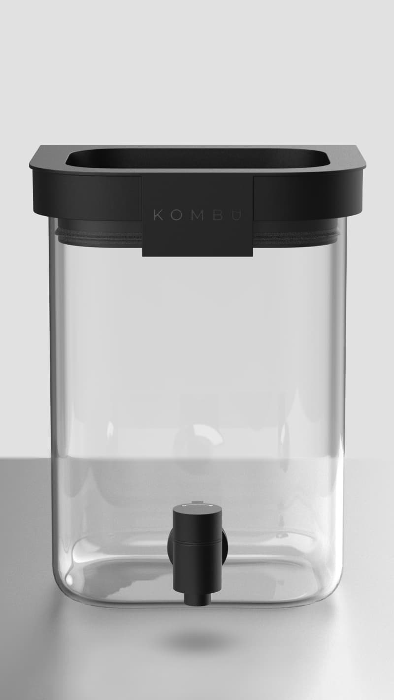 kombu glass jar front
